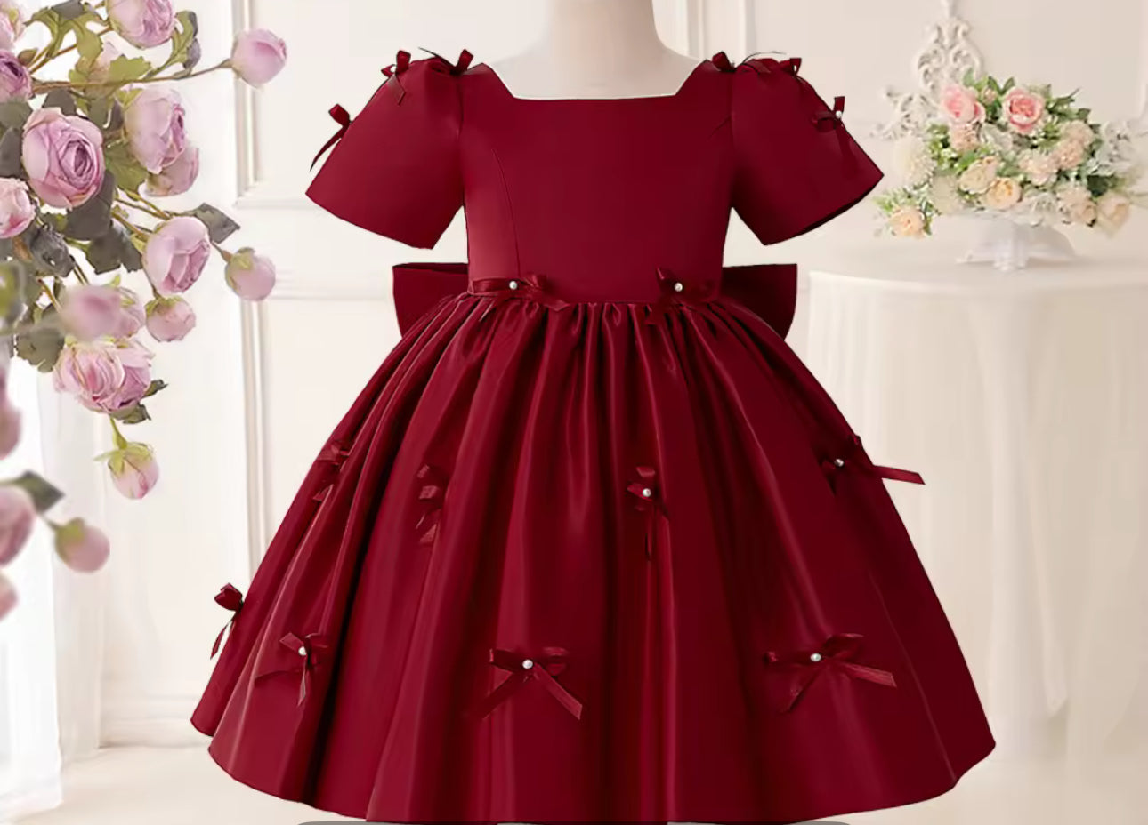 Elegant Bow Dress