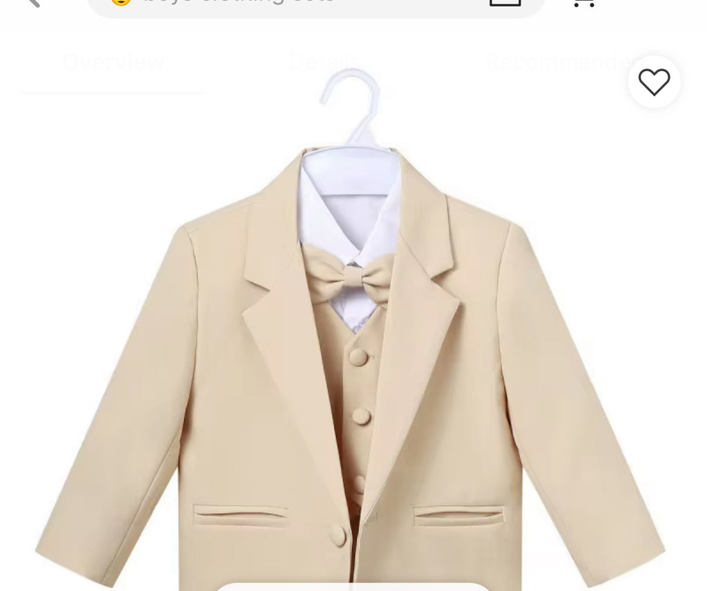 Little Gentleman 5-Piece Suit Set