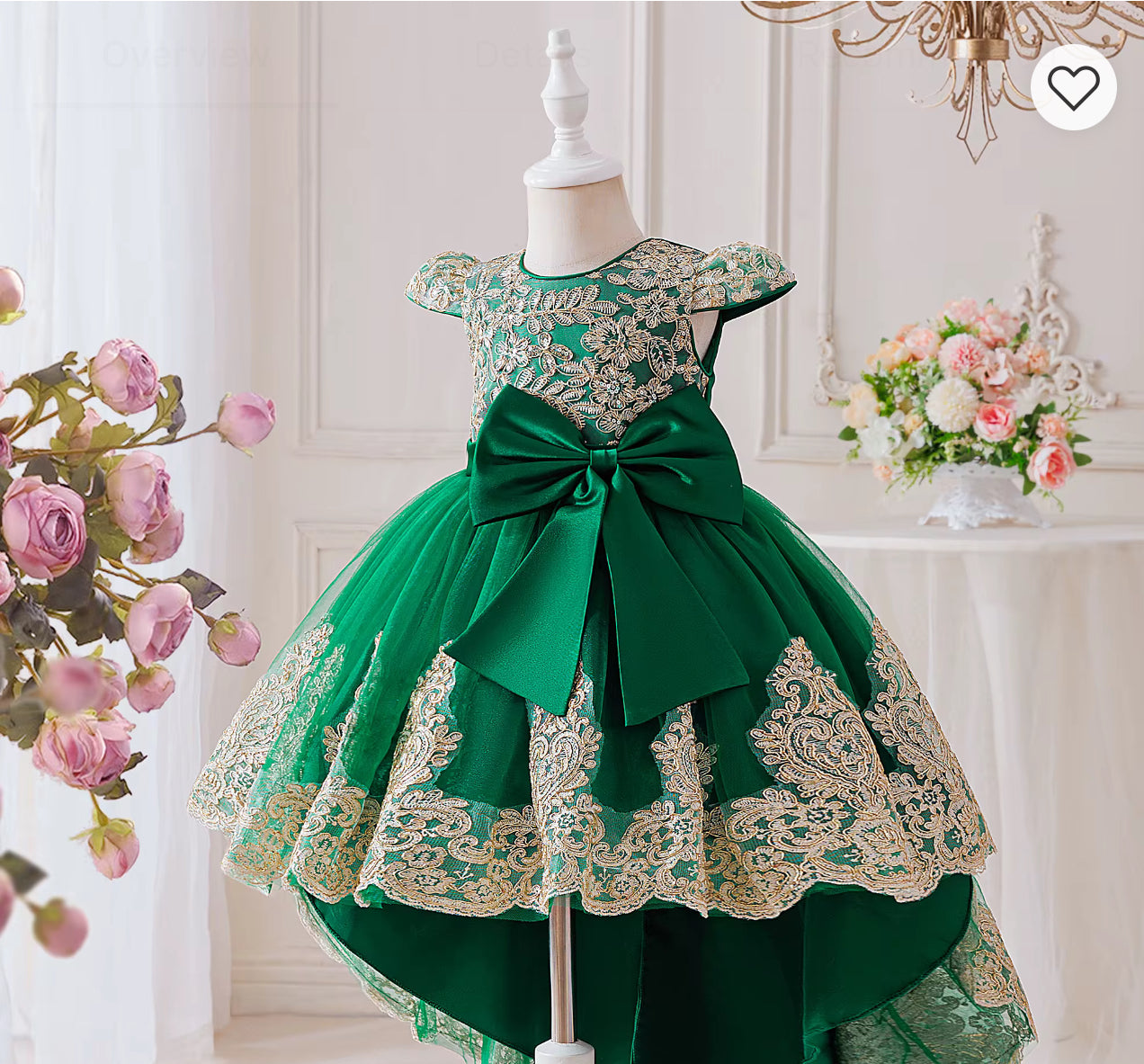 princess dress with tail