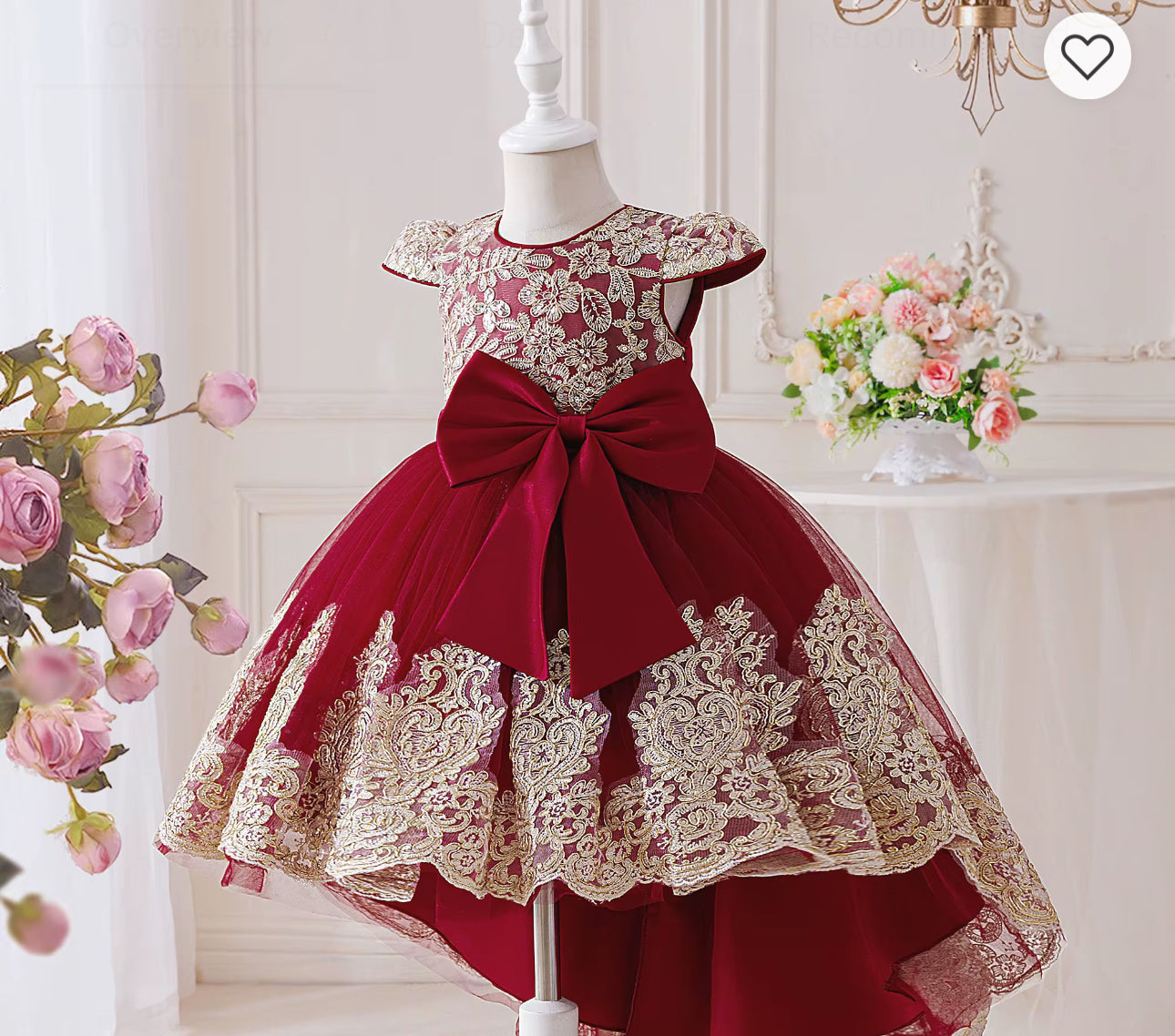princess dress with tail