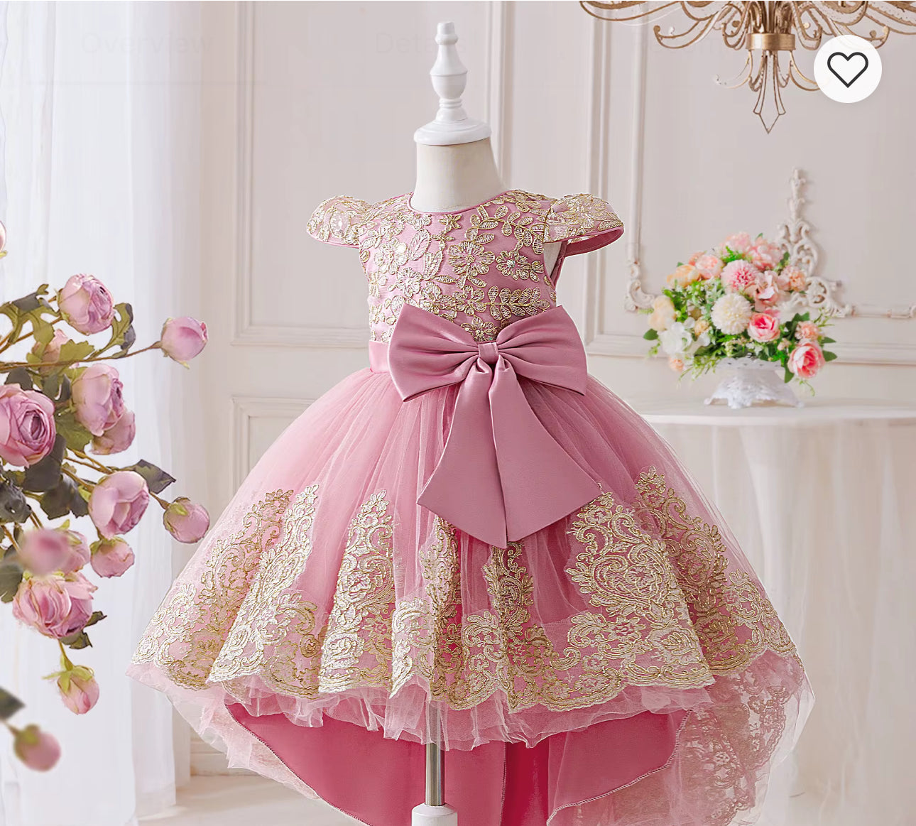 princess dress with tail