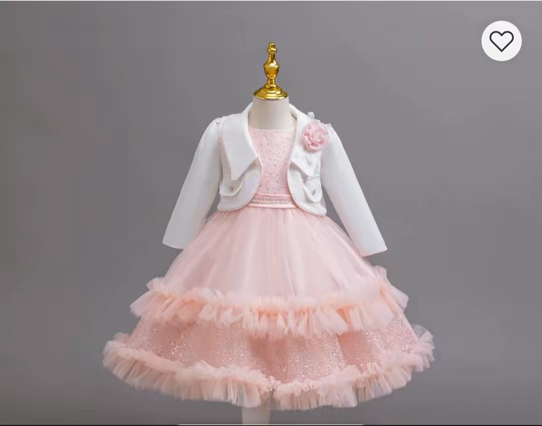 Girls 2 pcs dress suit