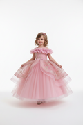 Girls Cinderella Glitter Dress