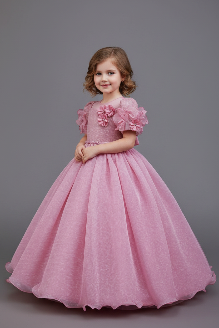 Girls Dress on Kid - Pink