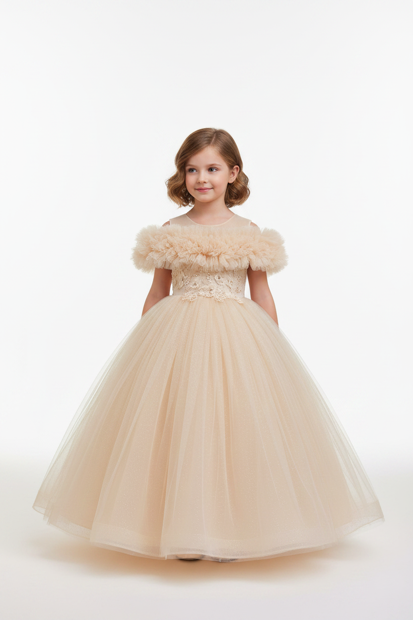 Princess Dress – Beige